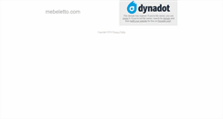 Desktop Screenshot of mebeletto.com