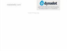 Tablet Screenshot of mebeletto.com